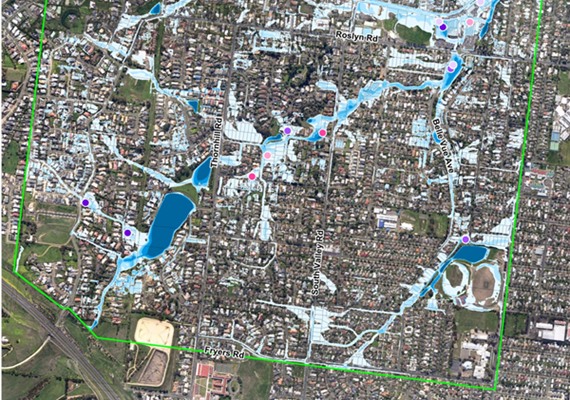 Highton Flood Mapping 