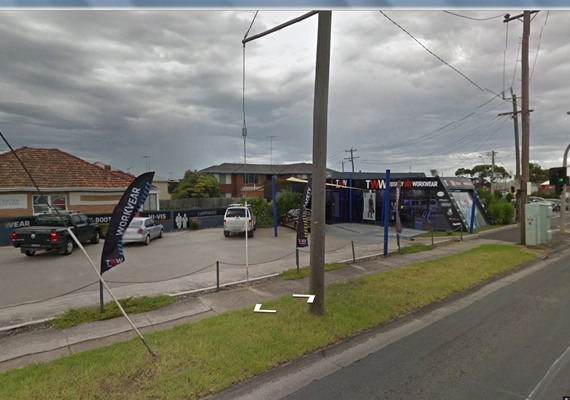 Google street view photo of site