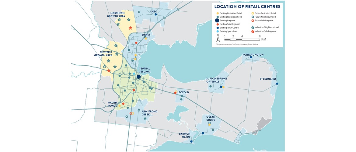 City of Greater Geelong Retail Heirarchy (Map only)