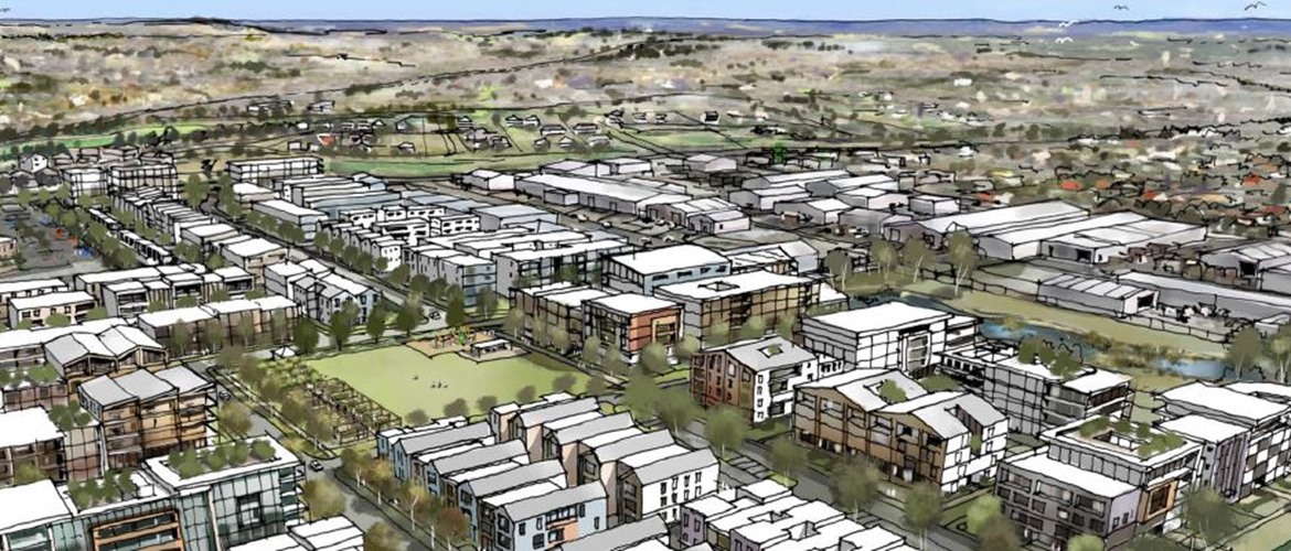 Indicative concept aerial view (Source - Saleyards Precinct Plan June 2021)