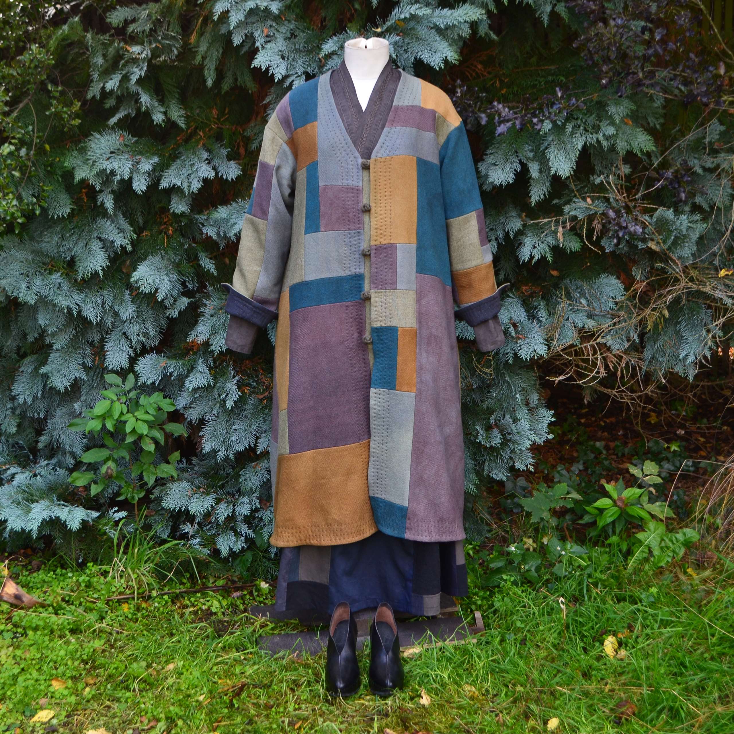 Jogakbo patchwork-inspired ensemble, Steven Junil Park (6x4), Otautahi Christchurch, Aotearoa  New Zealand. Available for interview