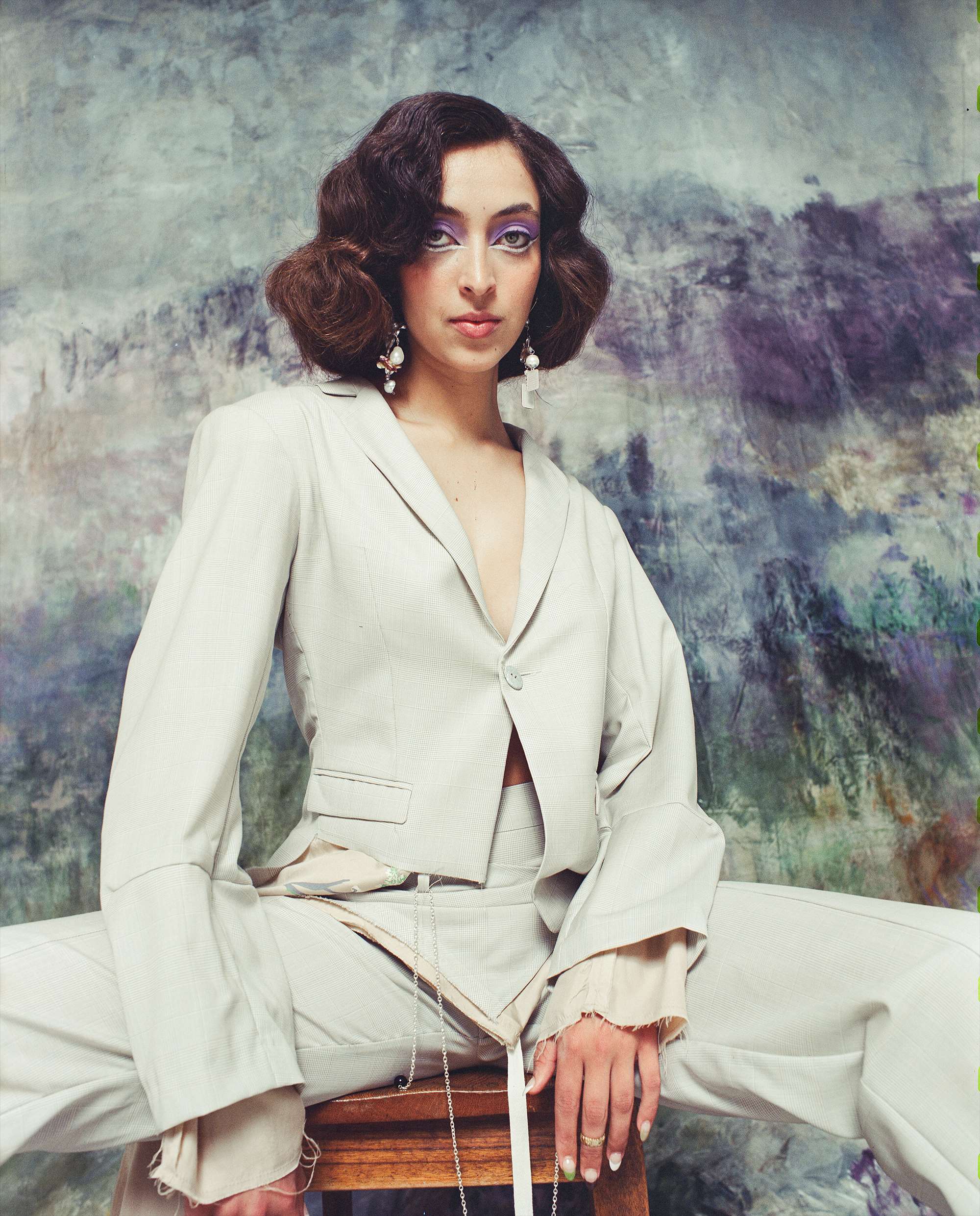 Hemlock Three Piece Suit, Caitlin Mullaly and Amy Forbes (Veils of Cirrus), Brunswick Victoria. Available for interview