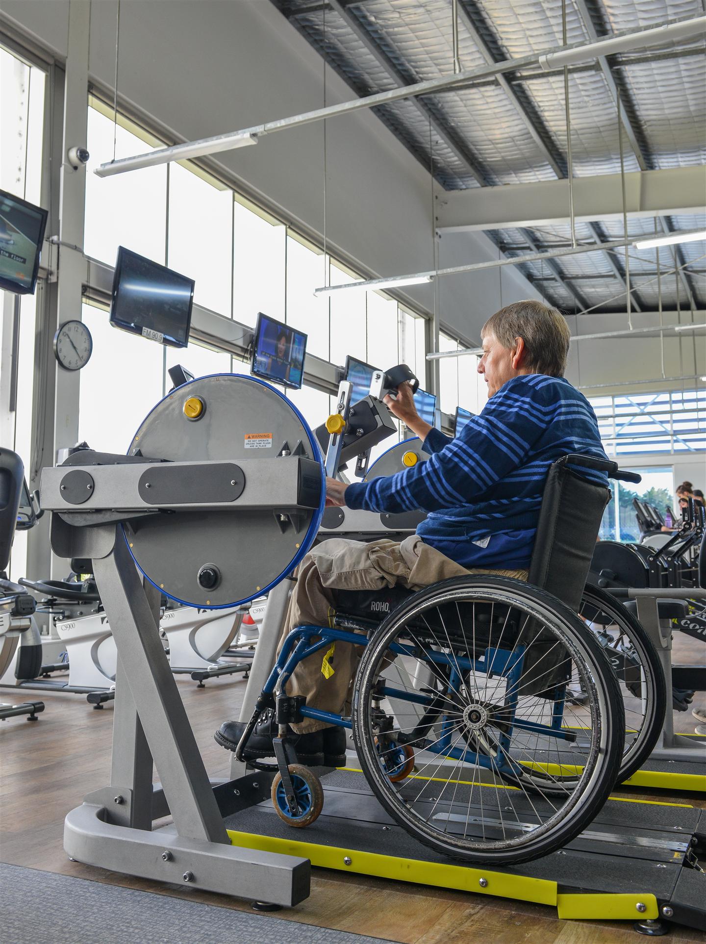 Accessible gym equipment 