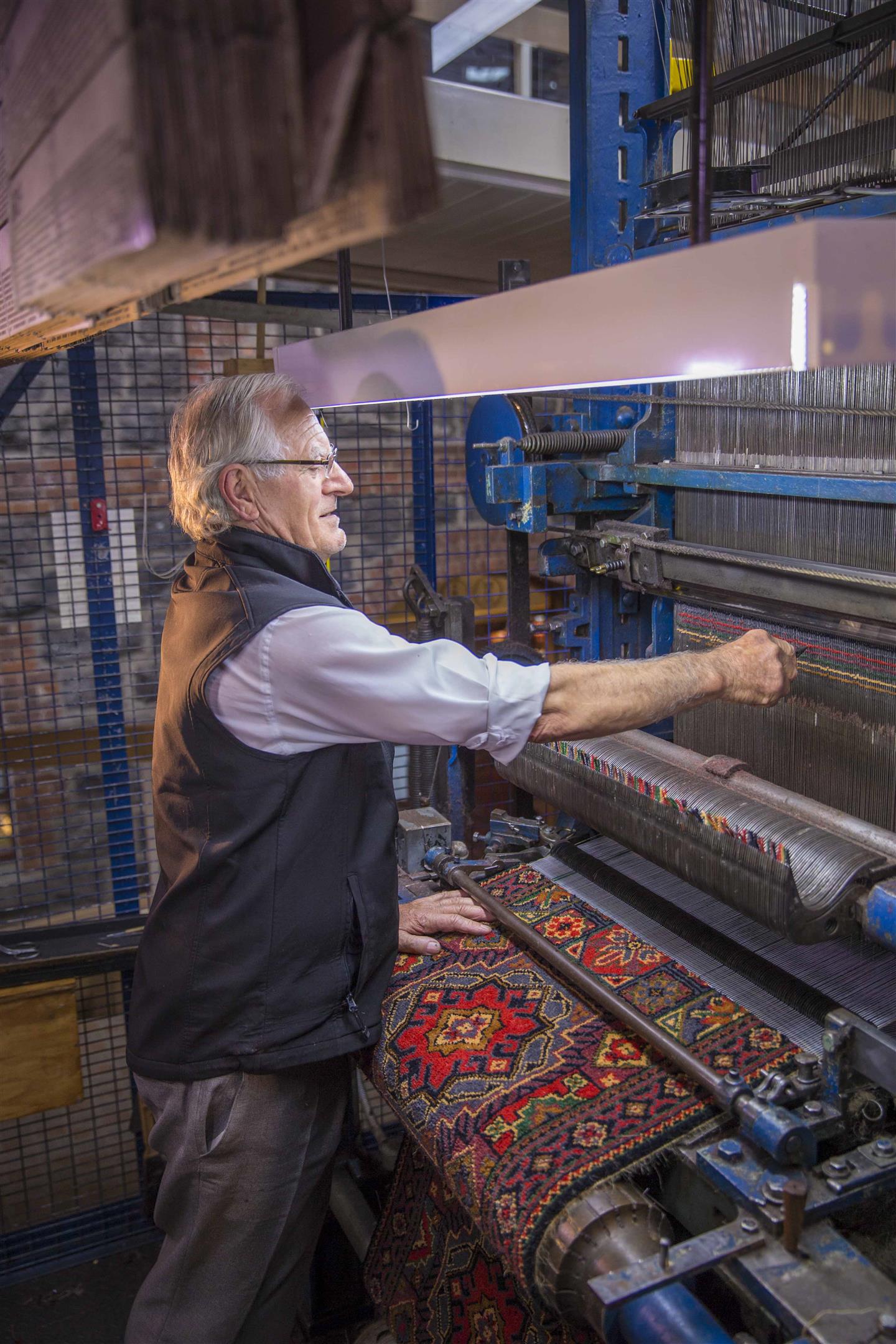 1910 Axminster Jacquard Carpet Loom 