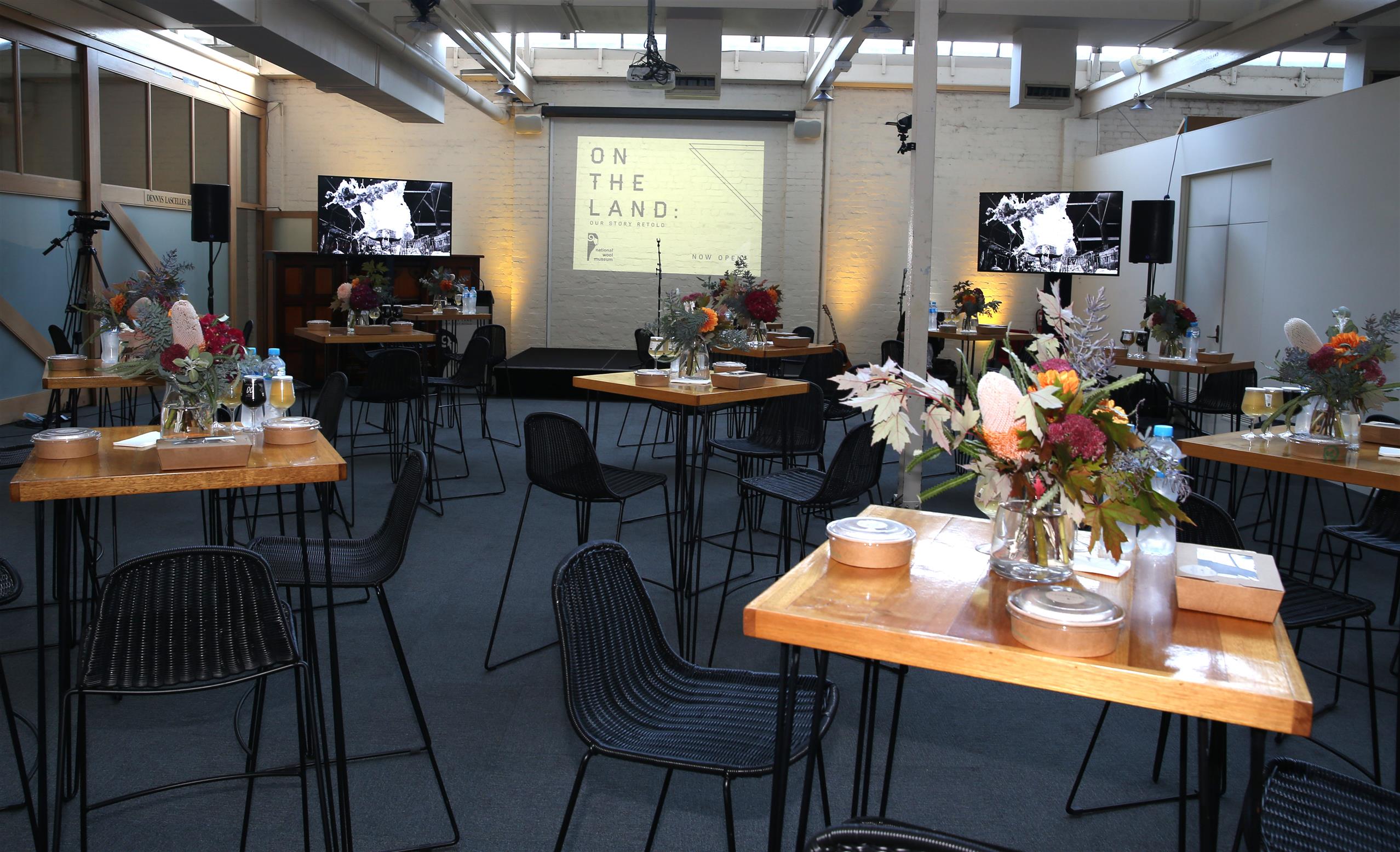 National Wool Museum Louge Event Set-up