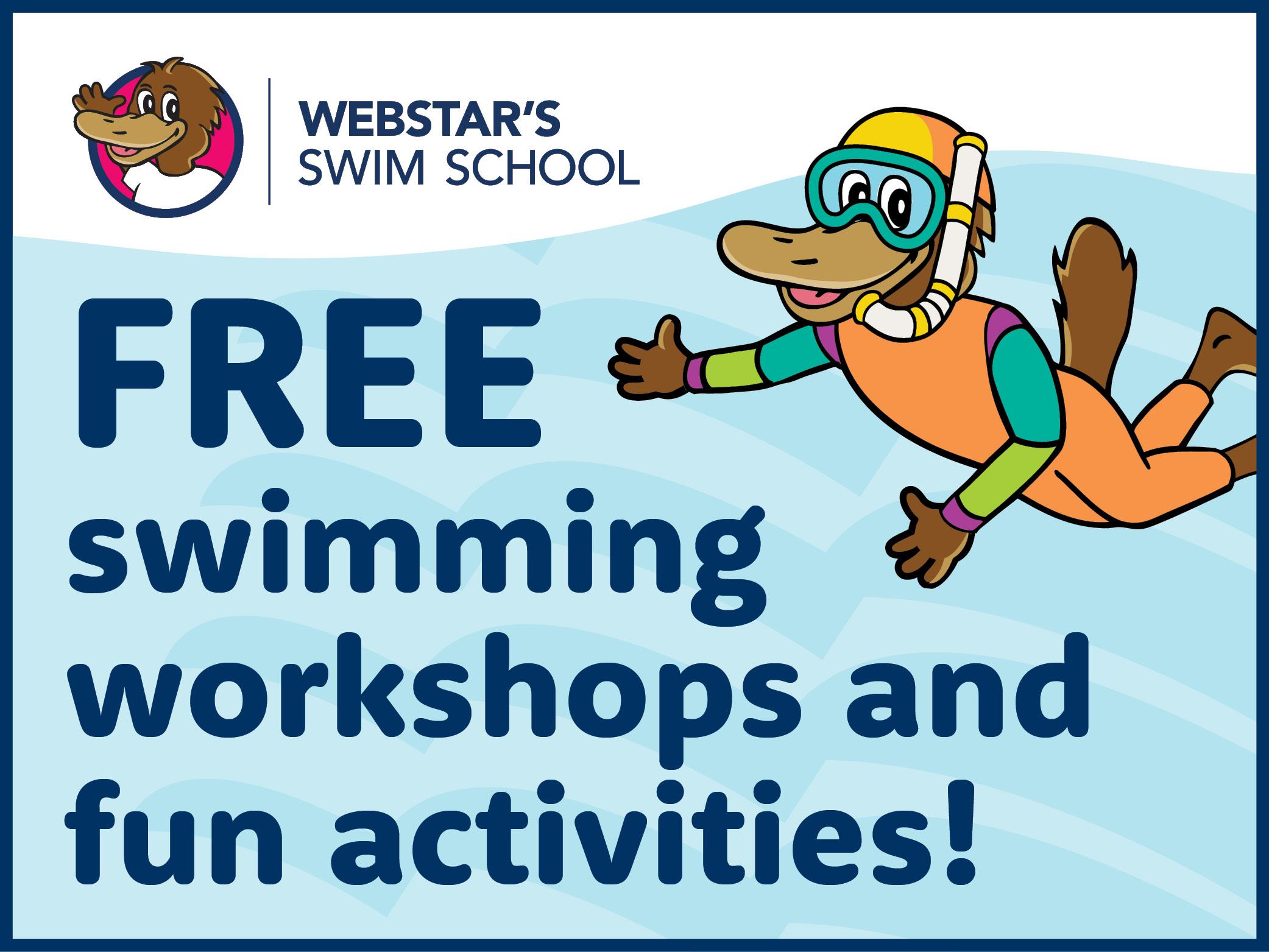 Webstar's Swim School holiday program