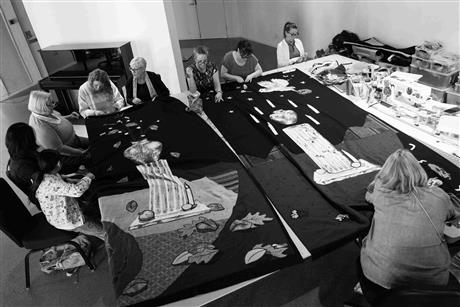 Community Embroidery Session with Tal Fitzpatrick. 