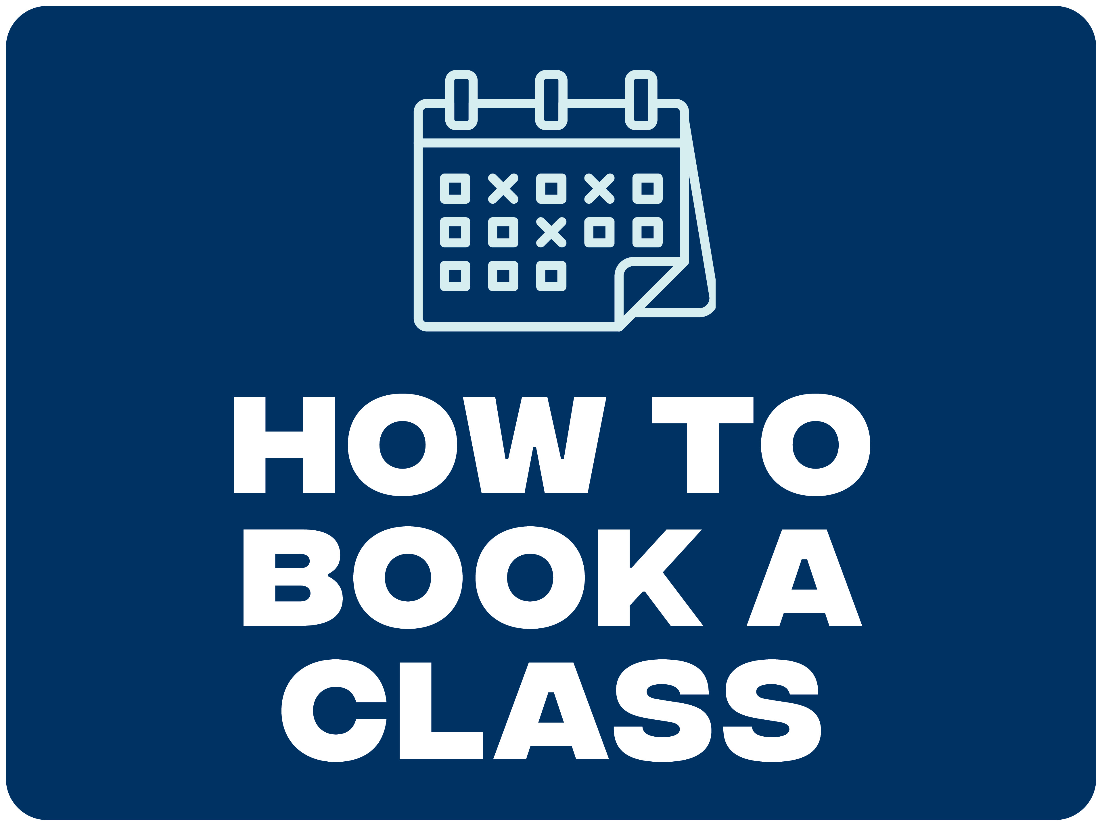 How to Book a Class
