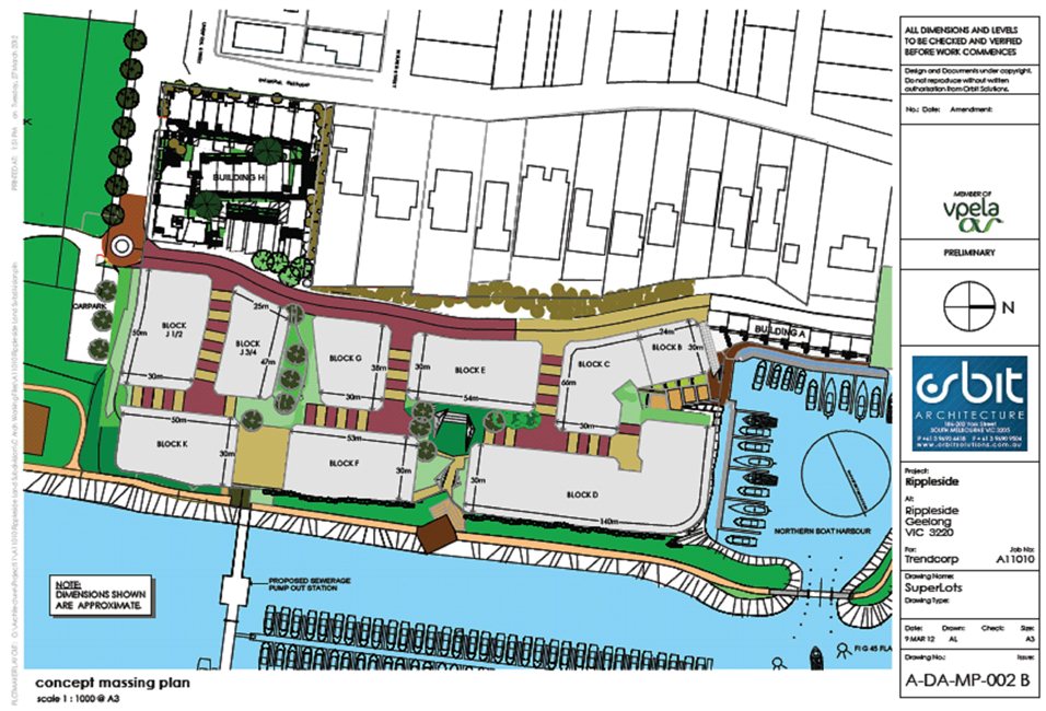 Plan of superlots