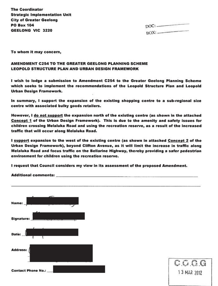 Copy of Pro-Forma 1 submission