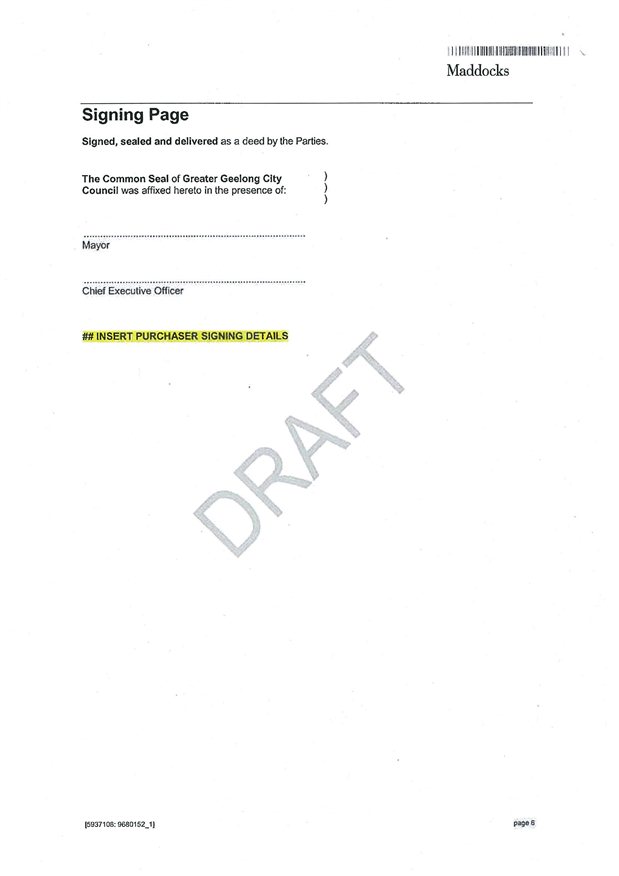 Appendix 4-3 Section 173 Agreement