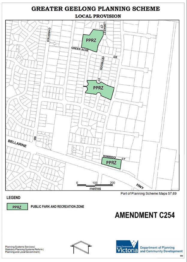 Amendment C254 - Local Provision PPRZ: Public Park and Recreation Zone (Maps 57,69)