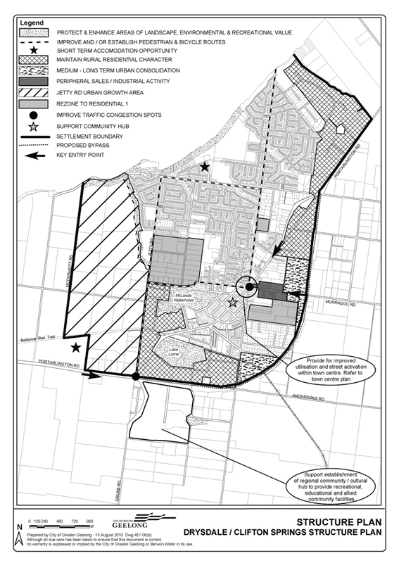 Drysdale Structure Plan map