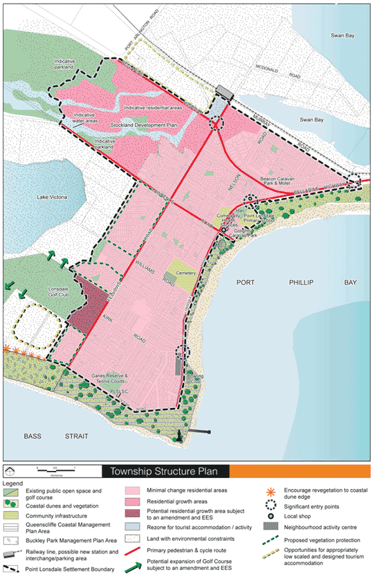 Point Lonsdale Structure Plan map