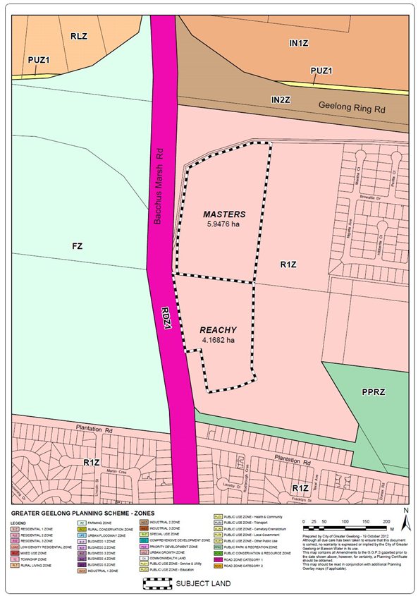 Existing zoning