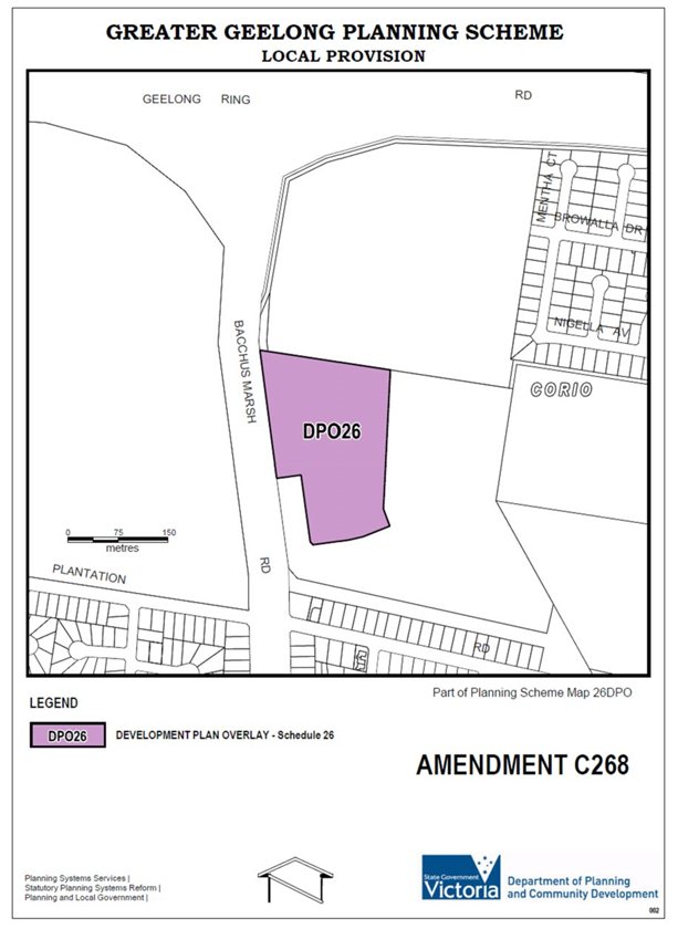 Proposed Development Plan Overlay