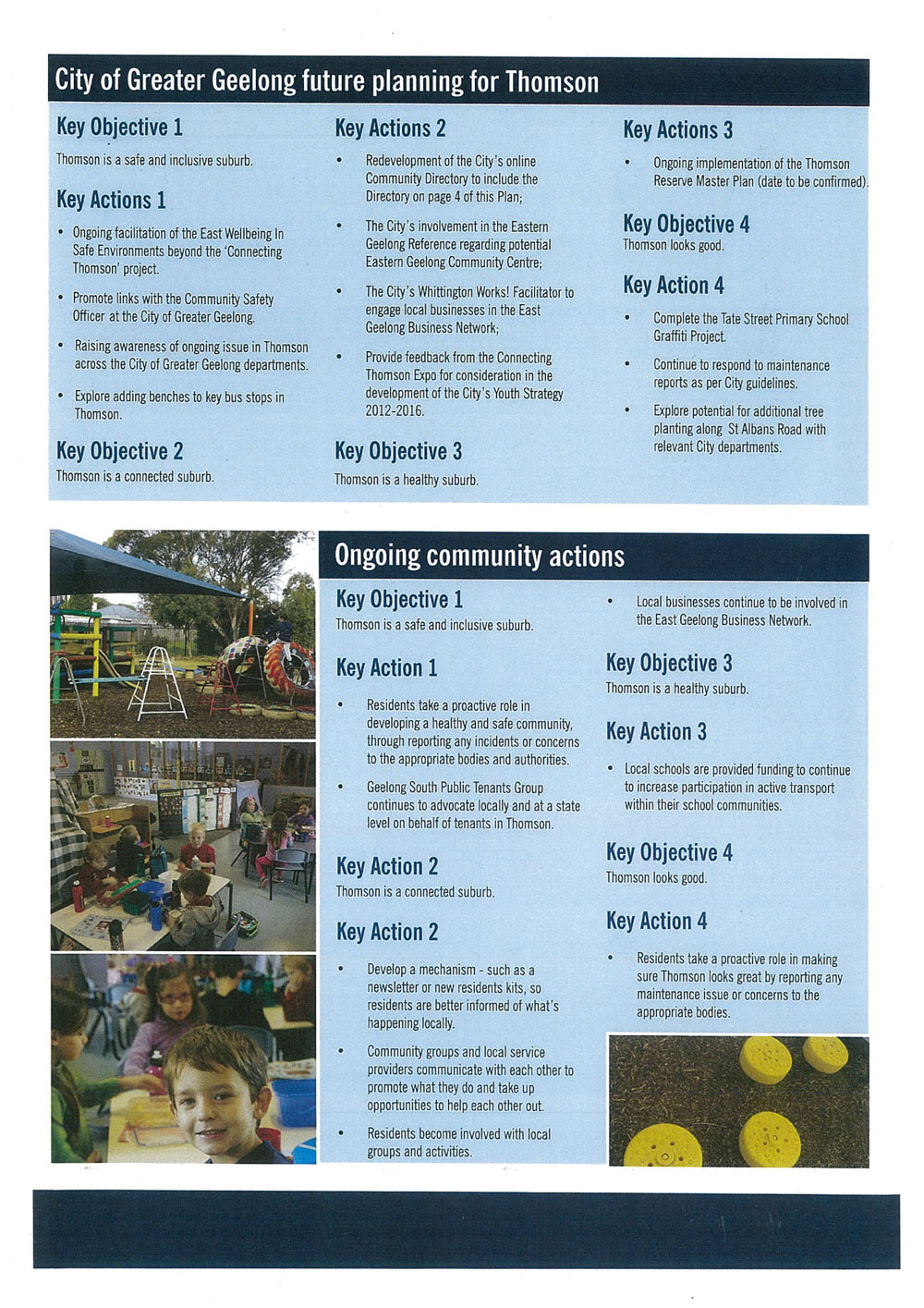 Thomson Community Action Plan Plan - Page 3