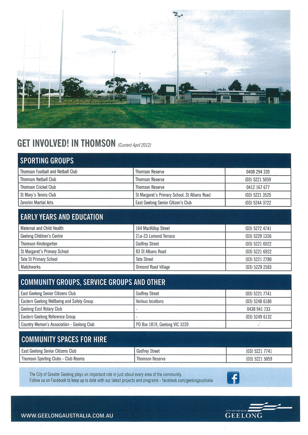 Thomson Community Action Plan Plan - Page 5