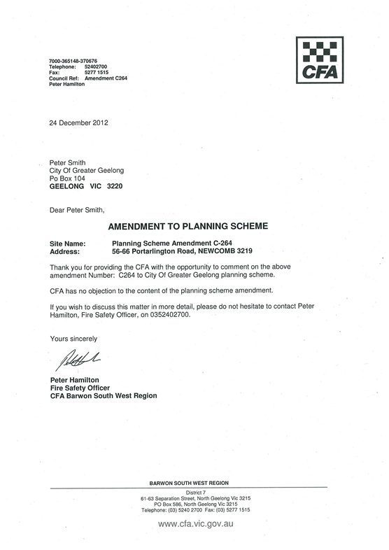 Submissions received - CFA