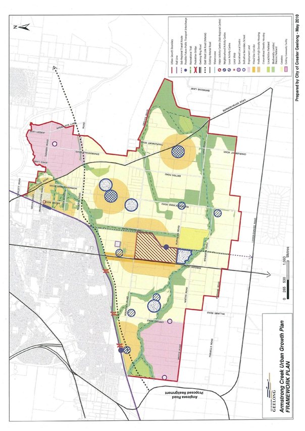 Armstrong Creek Urban Growth Plan - Framework plan