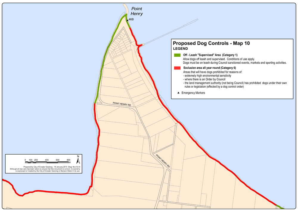 Proposed Dog Controls - Map 10