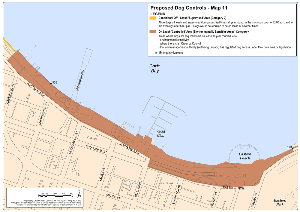 Proposed Dog Controls - Map 11