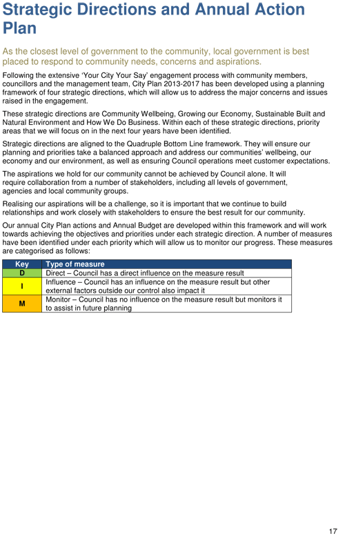Draft City Plan 2013-2017 - Page 17