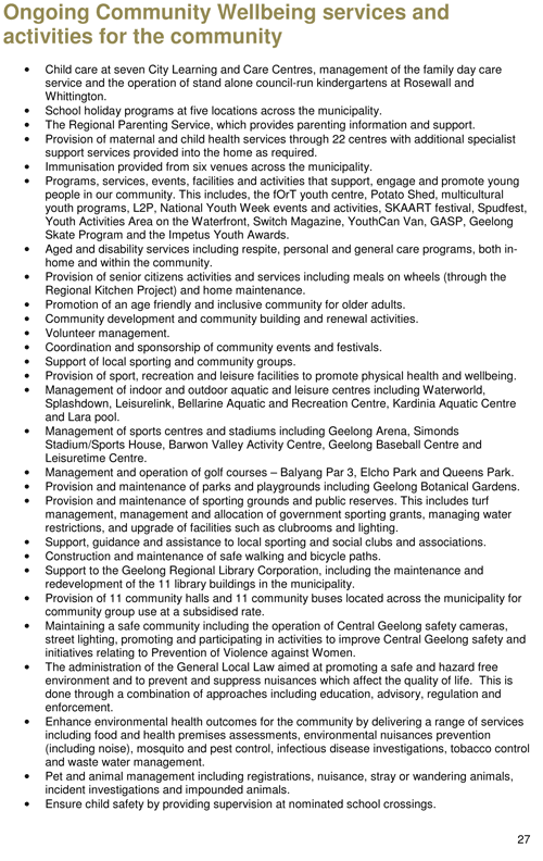 Draft City Plan 2013-2017 - Page 27