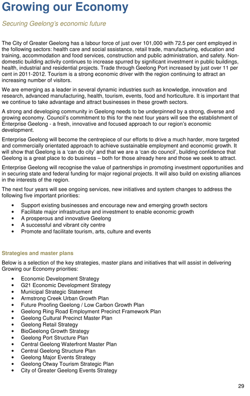 Draft City Plan 2013-2017 - Page 29