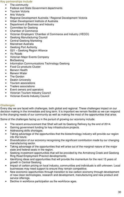 Draft City Plan 2013-2017 - Page 30