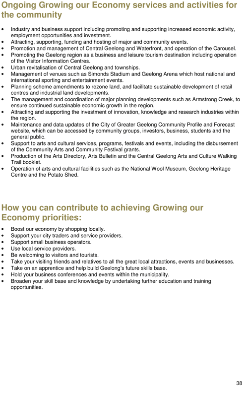 Draft City Plan 2013-2017 - Page 38
