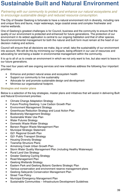 Draft City Plan 2013-2017 - Page 39