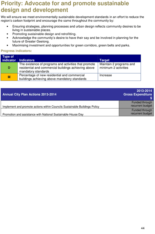 Draft City Plan 2013-2017 - Page 44