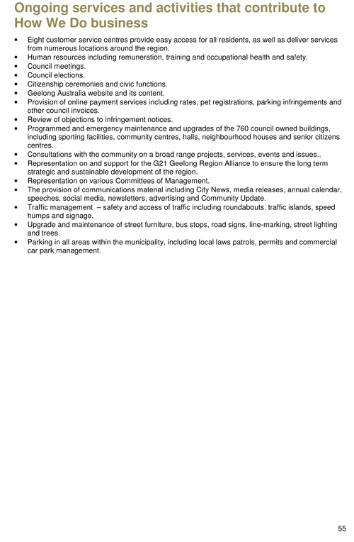 Draft City Plan 2013-2017 - Page 55