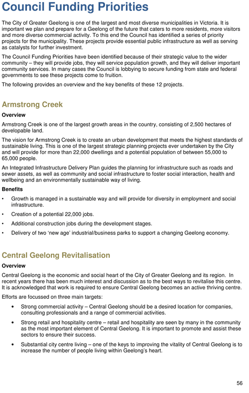 Draft City Plan 2013-2017 - Page 56