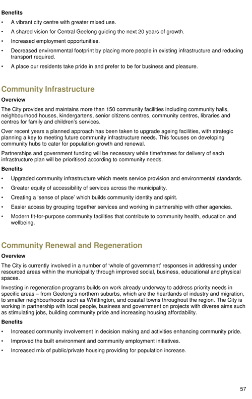 Draft City Plan 2013-2017 - Page 57