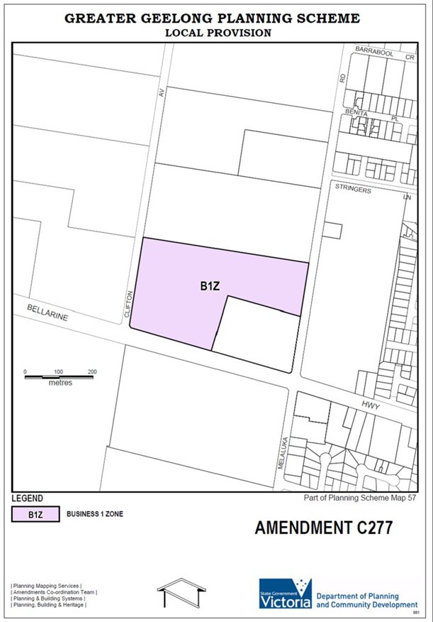 Appendix 5 – Proposed Rezoning to Commercial 1 Zone (Business 1 zone)