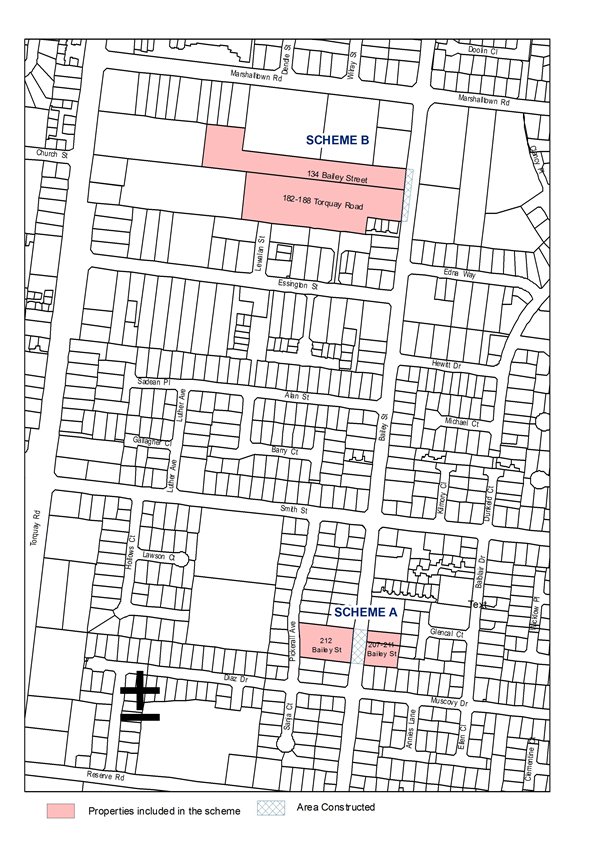 Properties included in the scheme