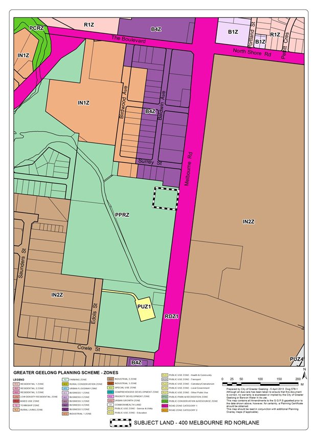 Appendix 2 Existing Zoning Map