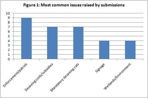 Figure 1: Most common issues raised by submissions