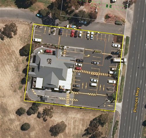 Aerial View of the Land Proposed to be Sold