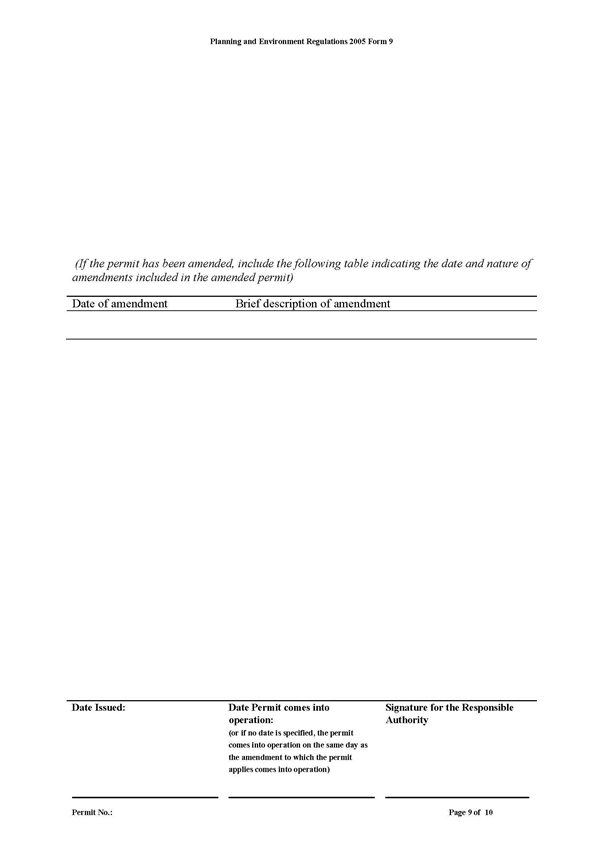 Planning Permit 1185/2013 Page 9 of 10