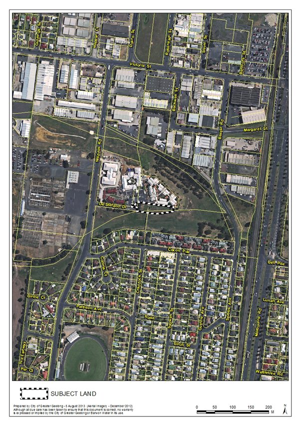 Appendix 1 - Aerial plan of the locality