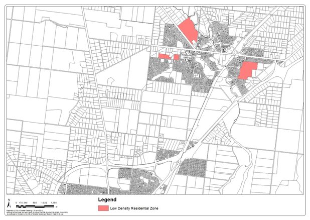 Map 2 – Location of the Low Density Residential Zone in Lara
