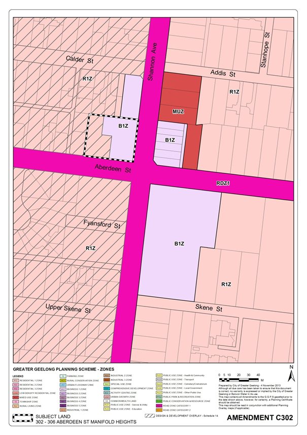 Appendix 2 – Current Zoning Plan