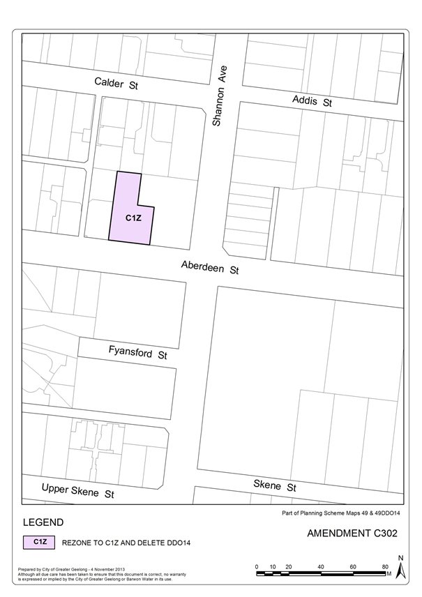 Appendix 3 – Proposed Zoning Change