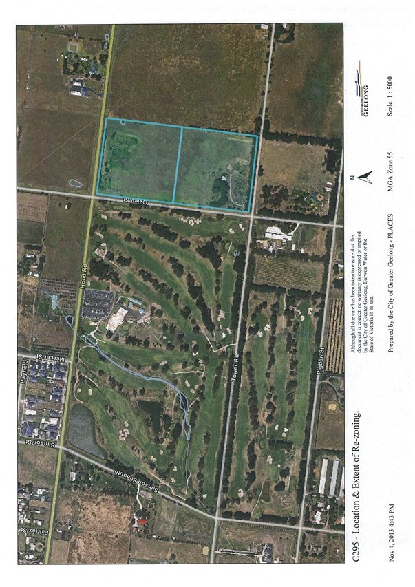 1C Aerial Photo Land to be re-zoned and surrounds