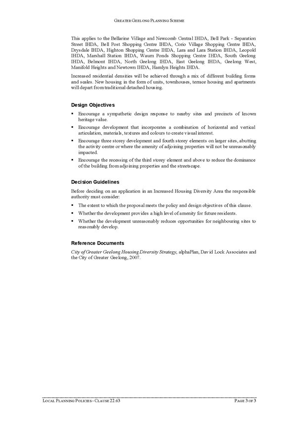 Increased Housing Diversity Areas Policy - page 3 of 3