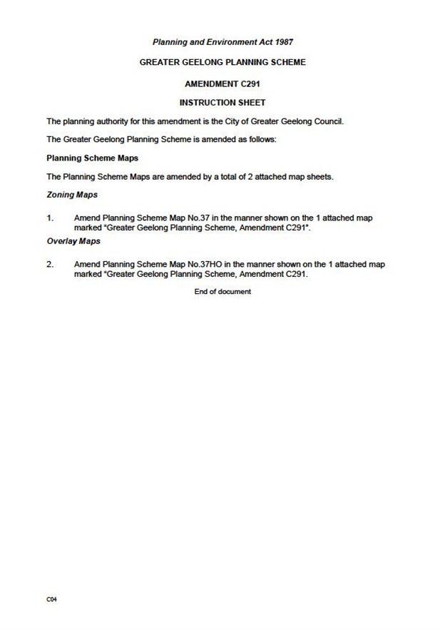 Instruction sheet