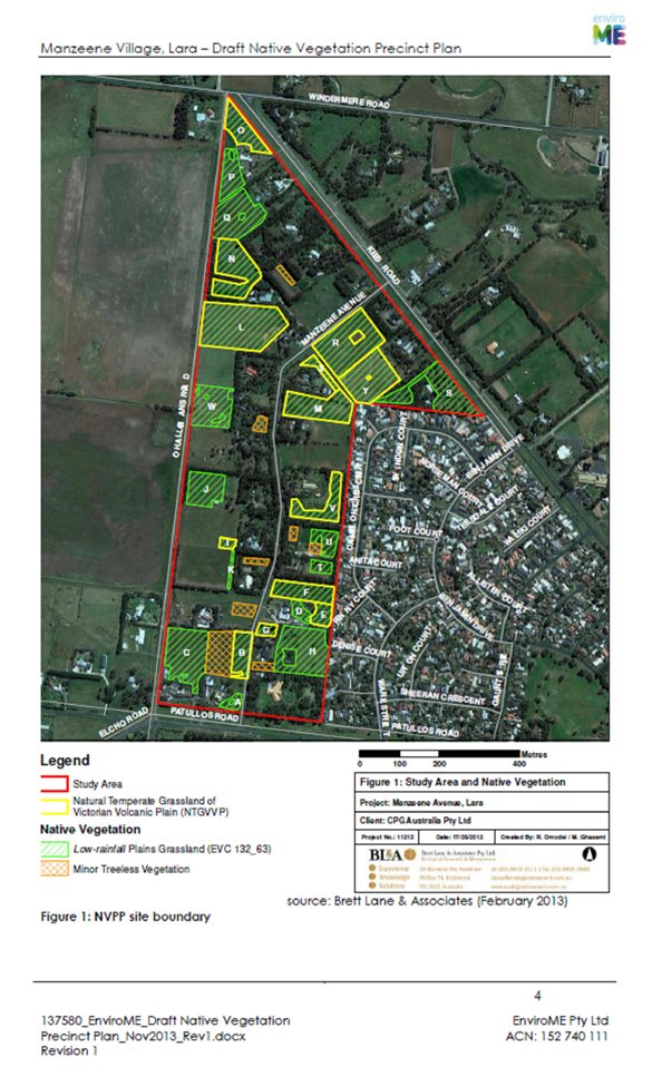 Manzeene Village Lara - Draft Native Vegetation Precinct Plan - Page 4